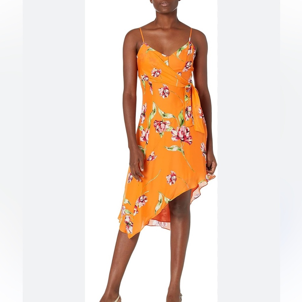 NWT Parker Orange‎ Magnolia Women’s Sun Dress Retail: $358 Sz 0